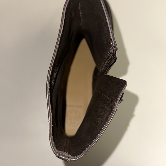 🔥🔥🔥Tory Burch Miller Brown Leather Boots - Picture 12 of 13